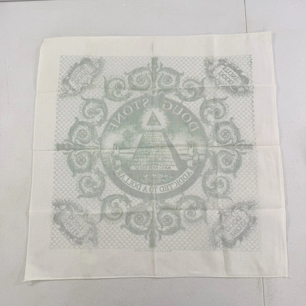 Vintage‎ Doug Stone Addicted To A Dollar Country Music Bandana Scarf 21